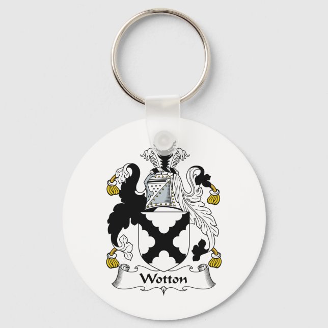 Wotton Family Crest Keychain (Front)