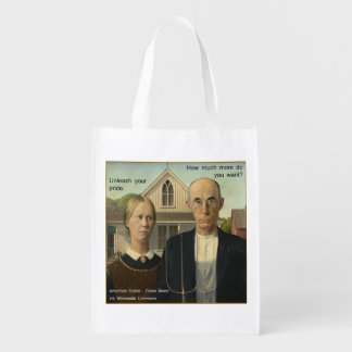 Would Grant Wood Grocery Bag