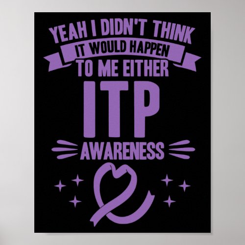 Would Happen To Me Itp Awareness 1  Poster