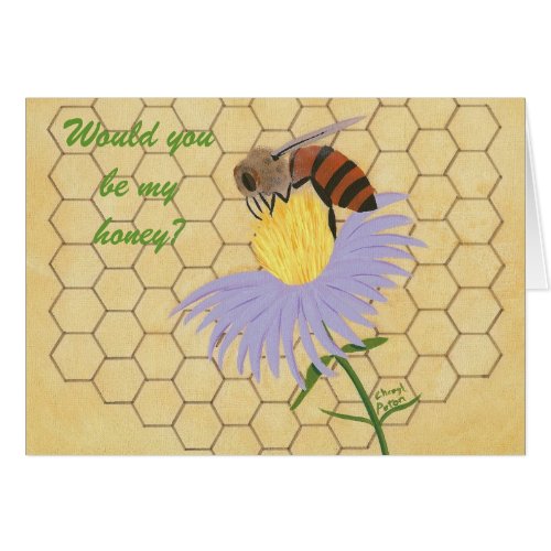 Would you be my honey Bee Marriage Proposal Card