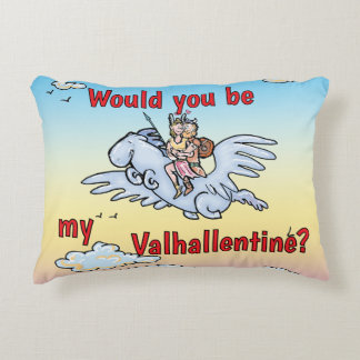 Would you be my Valhallentine Accent Pillow