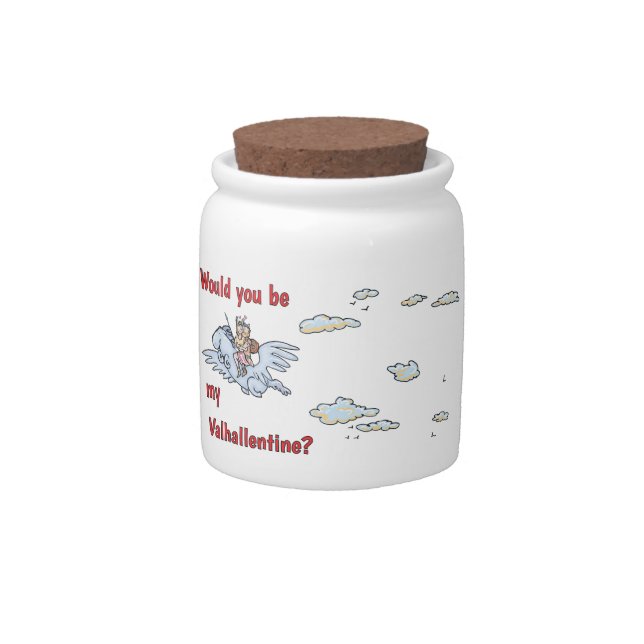 Would you be my Valhallentine Candy Jar (Front)