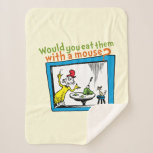 Would You Eat Them With A Mouse? Sherpa Blanket