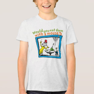 Would You Eat Them With A Mouse? Tri-Blend Shirt