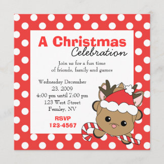 Would you like a Candy-Cane? Invitation