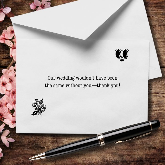 Wouldn't Have Been The Same Without You Wedding Letterpress Thank You Card (Creator Uploaded)