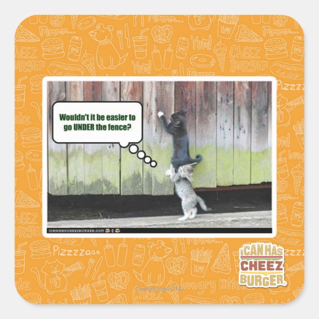 Wouldn't it be easier square sticker (Front)