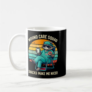 Wound Care Nurse Funny Snacks Make Nicer Nursing Coffee Mug