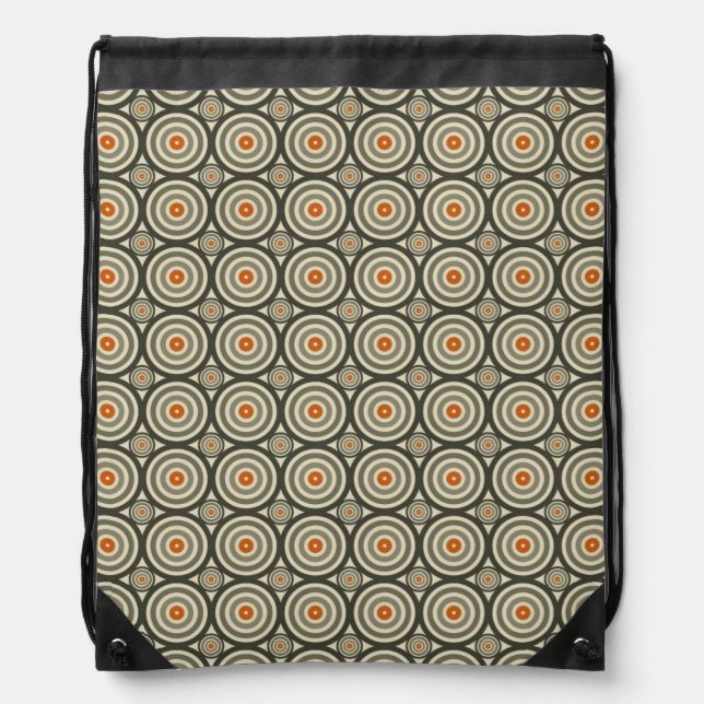 Wound Up Zebra Drawstring Bag (Front)