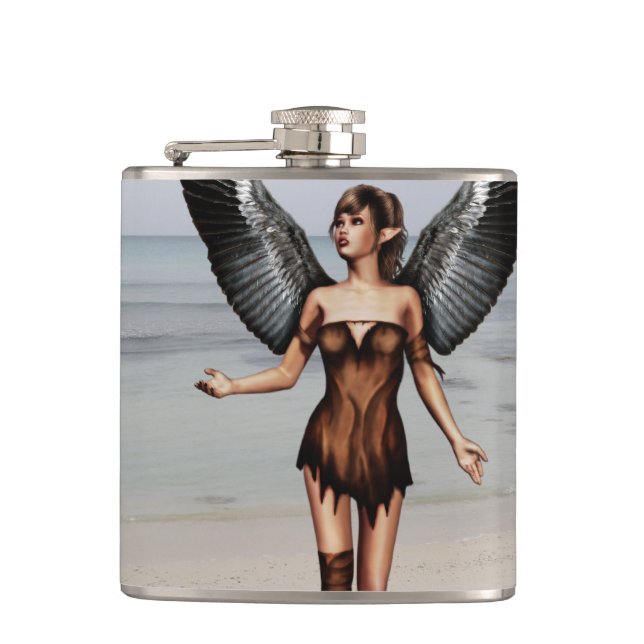 Wounded Angel Flask (Front)