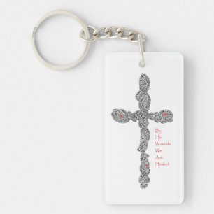 Wounded For Us Keychain