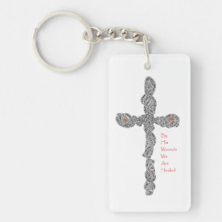 Wounded For Us Keychain