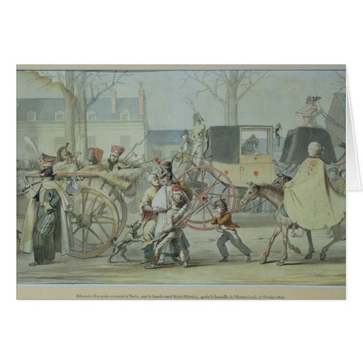 Wounded French Soldiers Entering Paris (Front Horizontal)