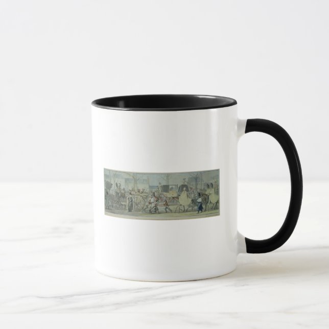 Wounded French Soldiers Entering Paris Mug (Right)