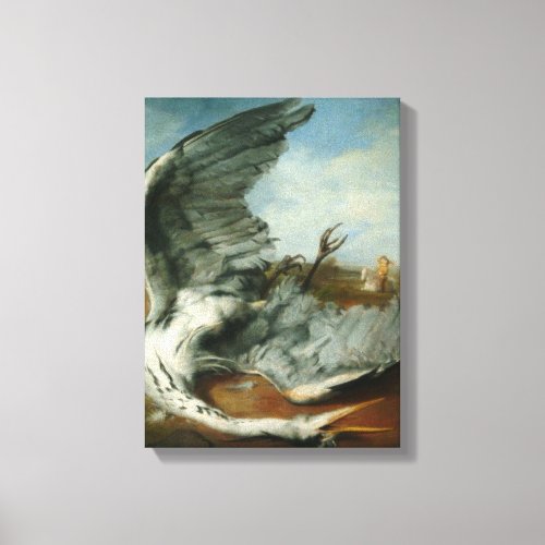 Wounded Heron by George Frederick Watts Canvas Print