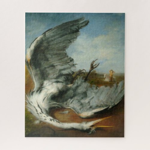 Wounded Heron by George Frederick Watts Jigsaw Puzzle