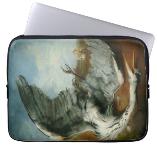 Wounded Heron by George Frederick Watts Laptop Sleeve