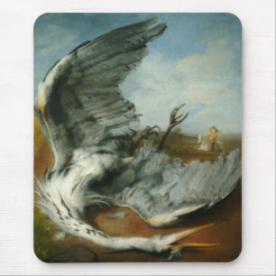 Wounded Heron (by George Frederick Watts) Mouse Pad