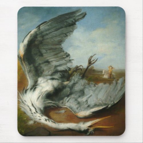 Wounded Heron by George Frederick Watts Mouse Pad
