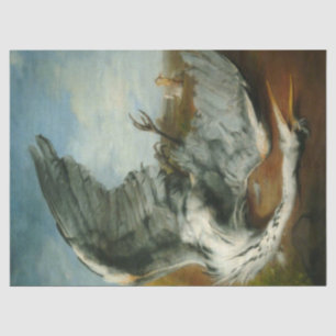 Wounded Heron (by George Frederick Watts) Tissue Paper