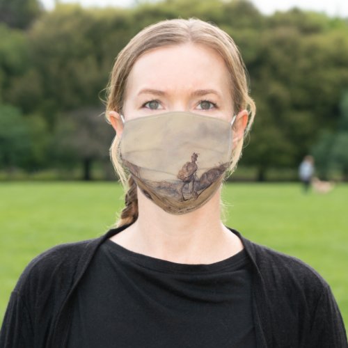 Wounded Soldier After the Battle Warfare Scene Adult Cloth Face Mask