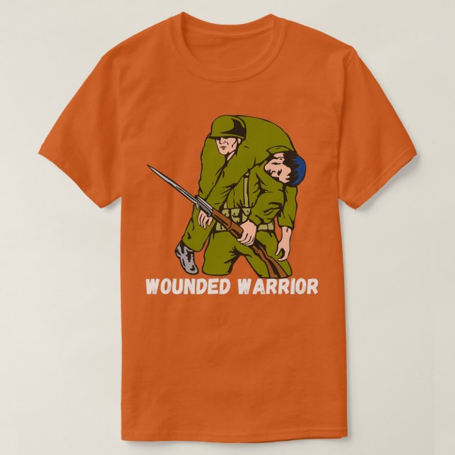 Wounded warrior 6 T-Shirt (Design Front)