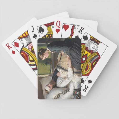 Wounded Warrior by Elisabeth Jerichau_Baumann Playing Cards