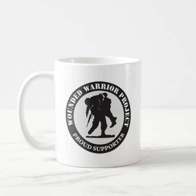Wounded Warriors Support Coffee Mug (Left)