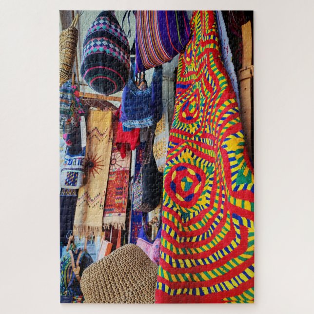 Woven Bags Close-Up Jigsaw Puzzle (Vertical)