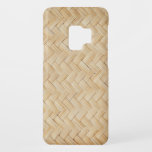 Woven Bamboo Abstract Texture Background. Case-Mate Samsung Galaxy S9 Case