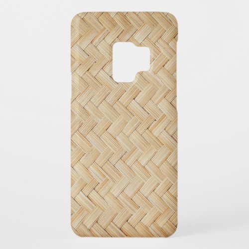 Woven Bamboo Abstract Texture Background Case_Mate Samsung Galaxy S9 Case