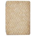 Woven Bamboo Abstract Texture Background. iPad Air Cover