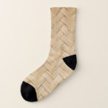 Woven Bamboo Abstract Texture Background. Socks