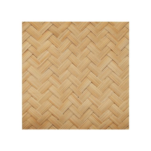 Woven Bamboo Abstract Texture Background Wood Wall Art