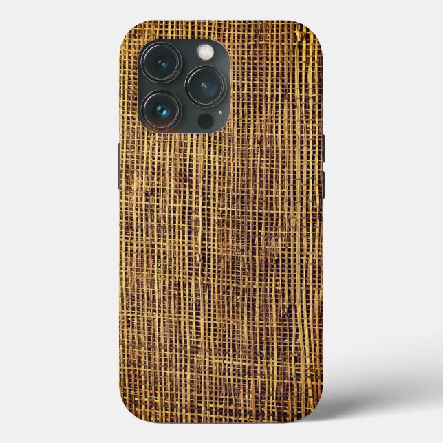 Woven Bamboo Pattern Case-Mate iPhone Case (Back)
