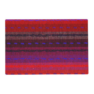Woven Bands Laminated Placemat