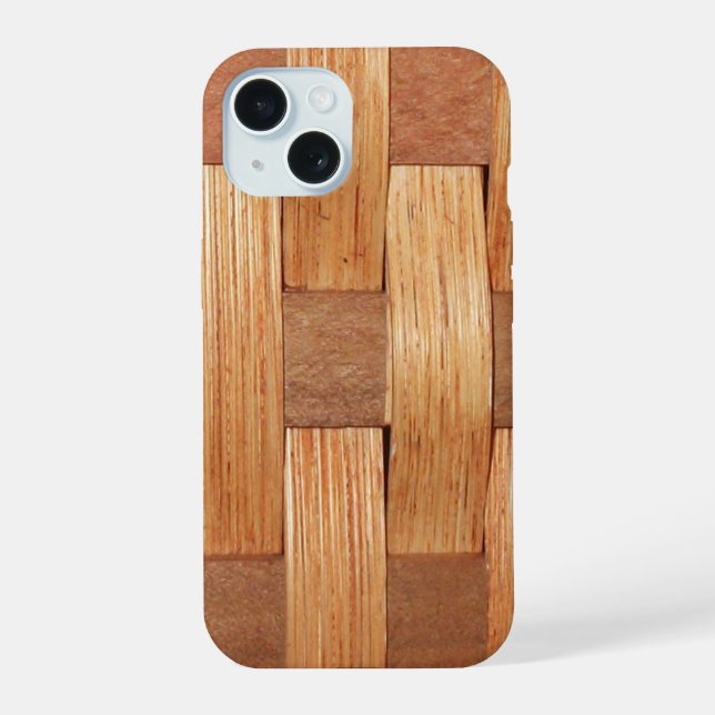 Woven Basket Background Iphone Case (Back)
