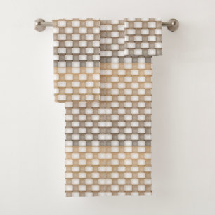 Woven Bath Towel Set