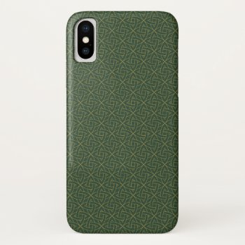 Woven Celtic Knot Pattern Iphone Xs Case by adventurebeginsnow at Zazzle