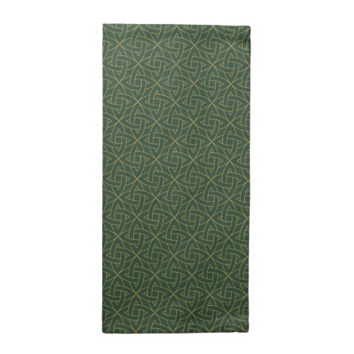 Woven Celtic Knot Pattern Cloth Napkin