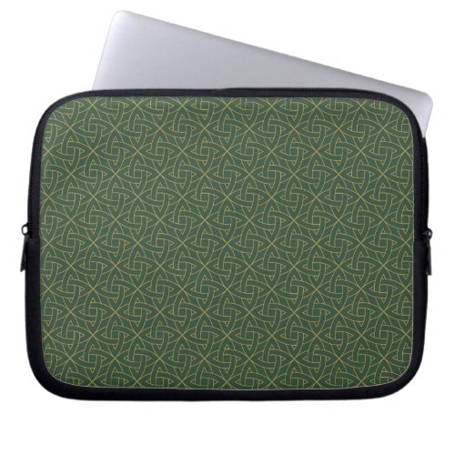 Woven Celtic Knot Pattern Laptop Sleeve