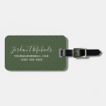 Woven Celtic Knot Pattern Luggage Tag