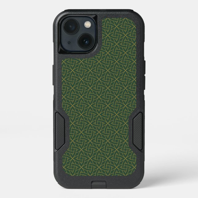 Woven Celtic Knot Pattern Otterbox iPhone Case (Back)