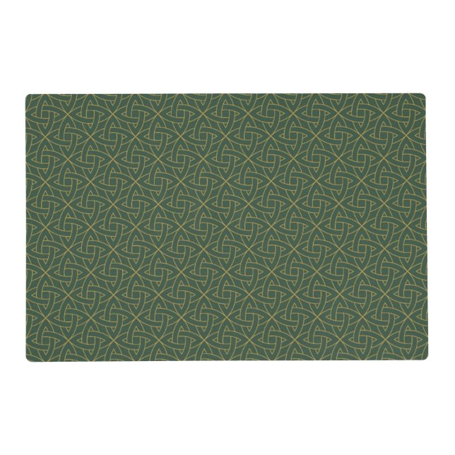 Woven Celtic Knot Pattern Placemat (Front)