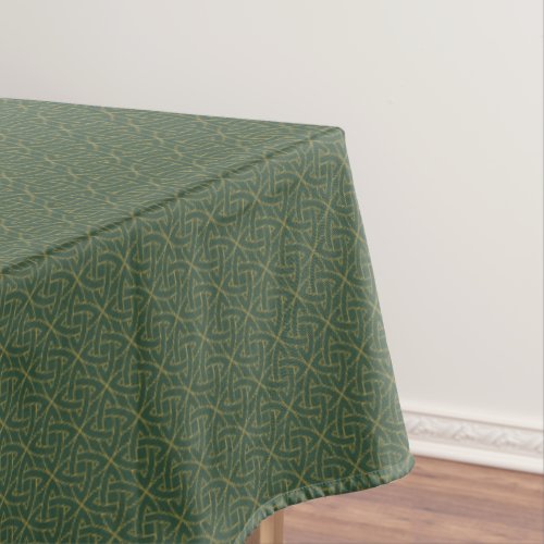 Woven Celtic Knot Pattern Tablecloth