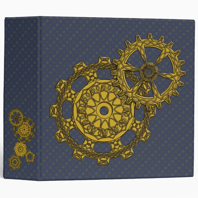 Woven Clockwork Binder (Front/Spine)