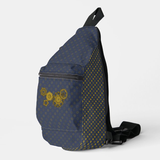Woven Clockwork Sling Bag (Right Corner)