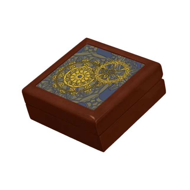 Woven Clockwork Tile Box (Side)