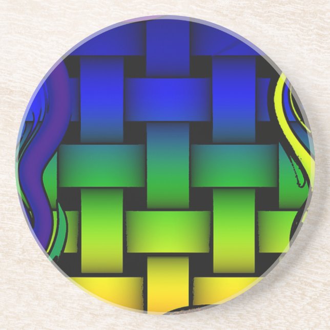 Woven Colors Sandstone Coaster (Front)