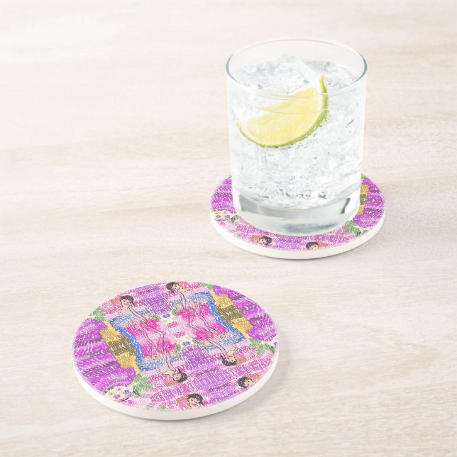 Woven Fantasy Coaster (Side)